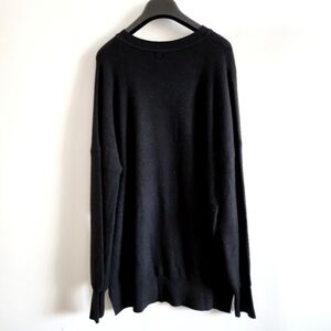 LUXE BY PRIVE I NWT XL Ribbed Knit Lounge Sweater I black
